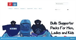 Desktop Screenshot of bluebullsshop.co.za